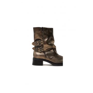 Ghete dama  304364990 - Piele naturala - 36 EU - Auriu