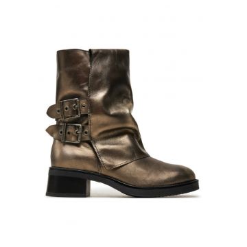 Ghete dama  304364990 - Piele naturala - Auriu