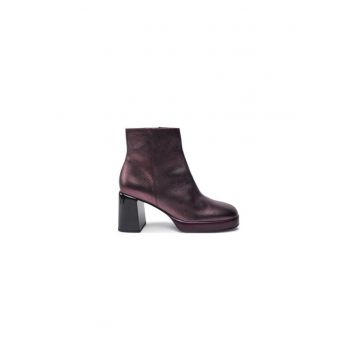 Ghete dama  304400728 - Piele naturala - 40 EU - Rosu