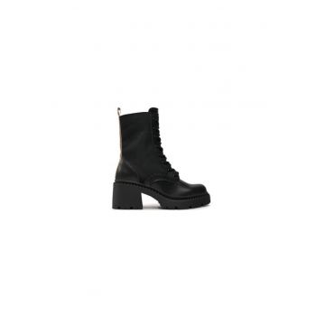 Ghete dama  304417221 - Piele naturala - 41 EU - Negru