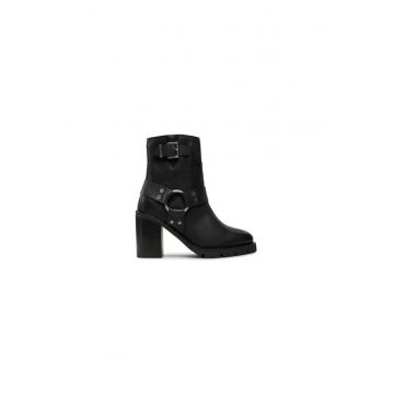 Ghete dama  304418495 - Piele naturala - Negru