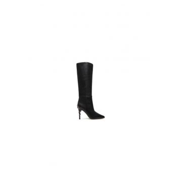 Ghete dama  304523496 - Piele naturala - Negru