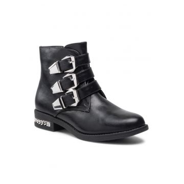 Ghete dama -  5903698940311 - Negru - Piele ecologica