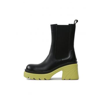Ghete dama -  5904248654177 - Negru - Piele ecologica