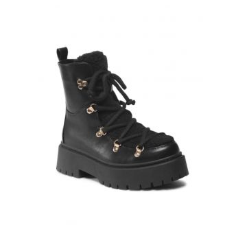 Ghete dama -  5904862160696 - Negru - Piele ecologica