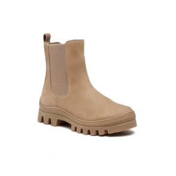 Ghete dama -  5904862465975 - Bej - Piele naturala/Piele nabuc