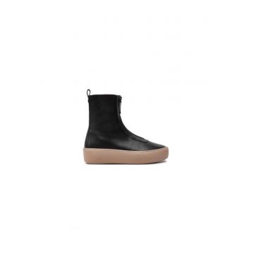Ghete dama Hogl - 304492556 - Piele naturala - Negru