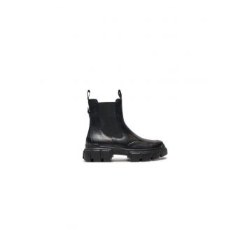 Ghete dama Hogl - 304492839 - Piele naturala - Negru