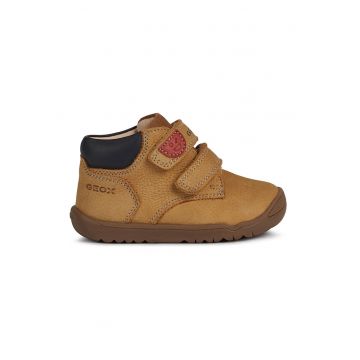Ghete de piele cu velcro