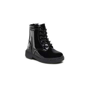 Ghete fete -  301172857 - Negru - Piele ecologica