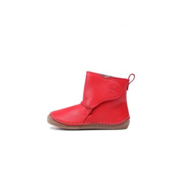 Ghete fete -  302986835 - Rosu - Piele intoarsa