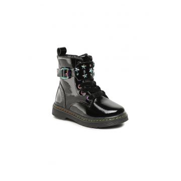 Ghete fete -  5904248044589 - Negru - Piele ecologica