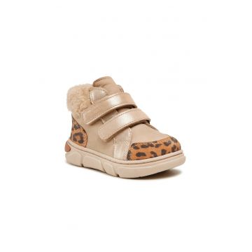 Ghete fete -  5904862213088 - Bej - Piele naturala/Piele nabuc